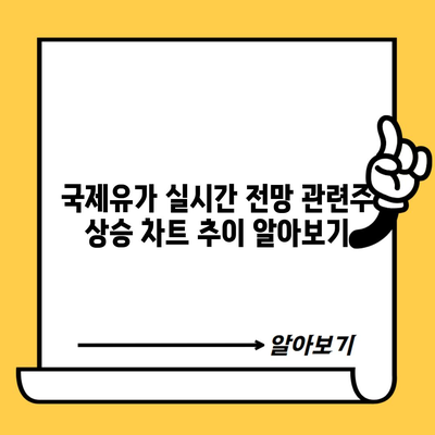 국제유가 실시간 전망 관련주 상승 차트 추이 알아보기