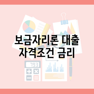 보금자리론 대출 자격조건 금리