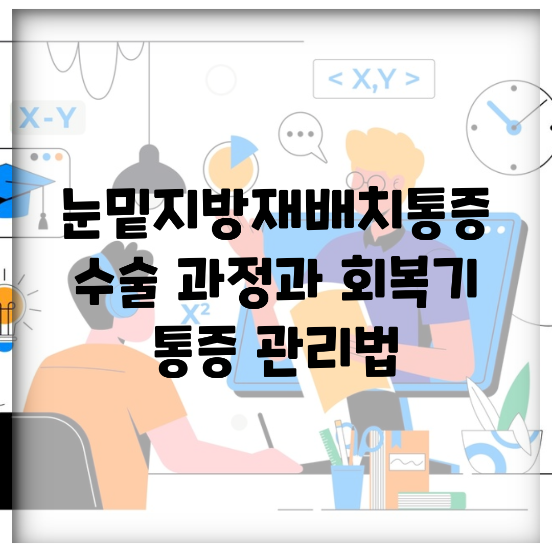 눈밑지방재배치통증 | 수술 과정과 회복기 통증 관리법