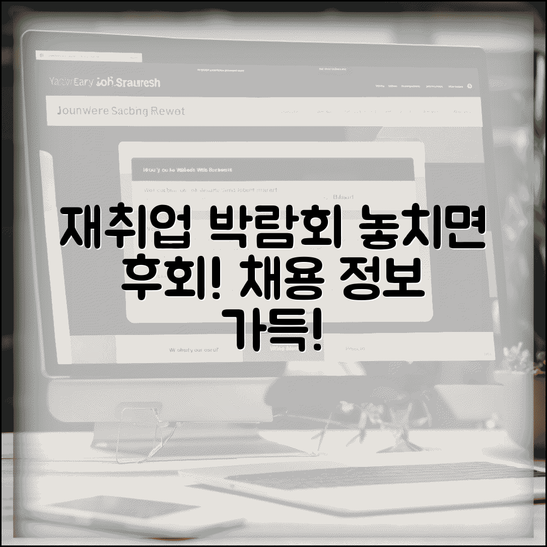 재취업 박람회 | 채용박람회 정보 | 재취업 행사 일정