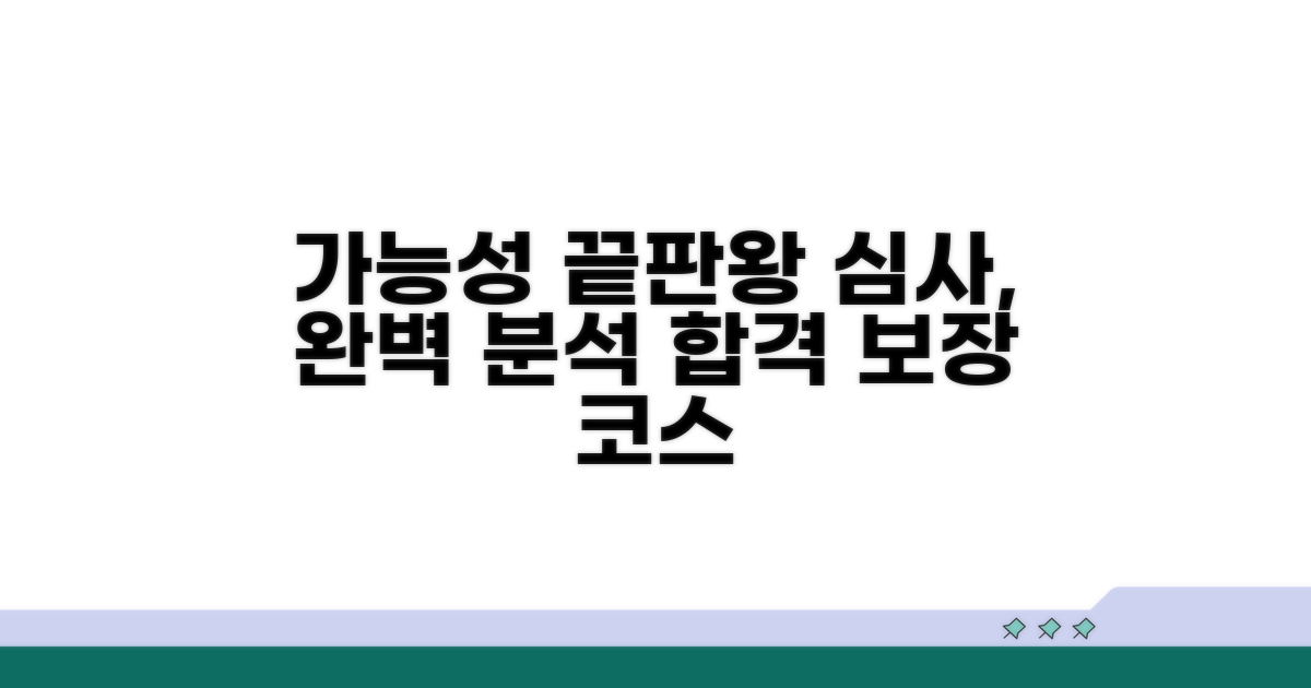 가능 여부 심사 과정