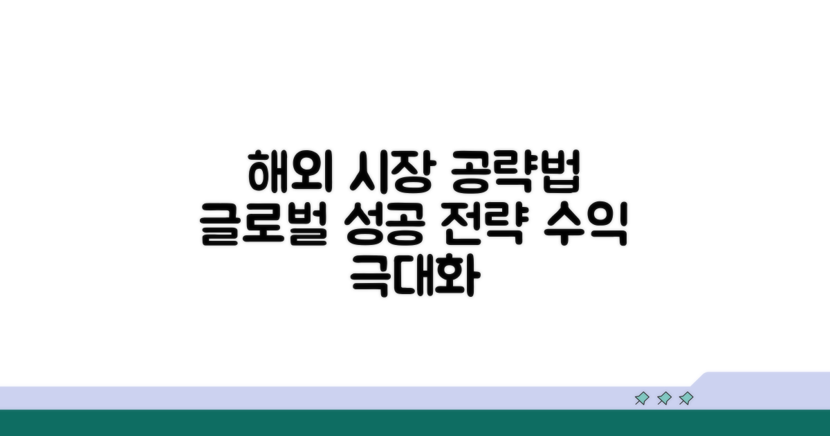 해외 시장 공략 방법