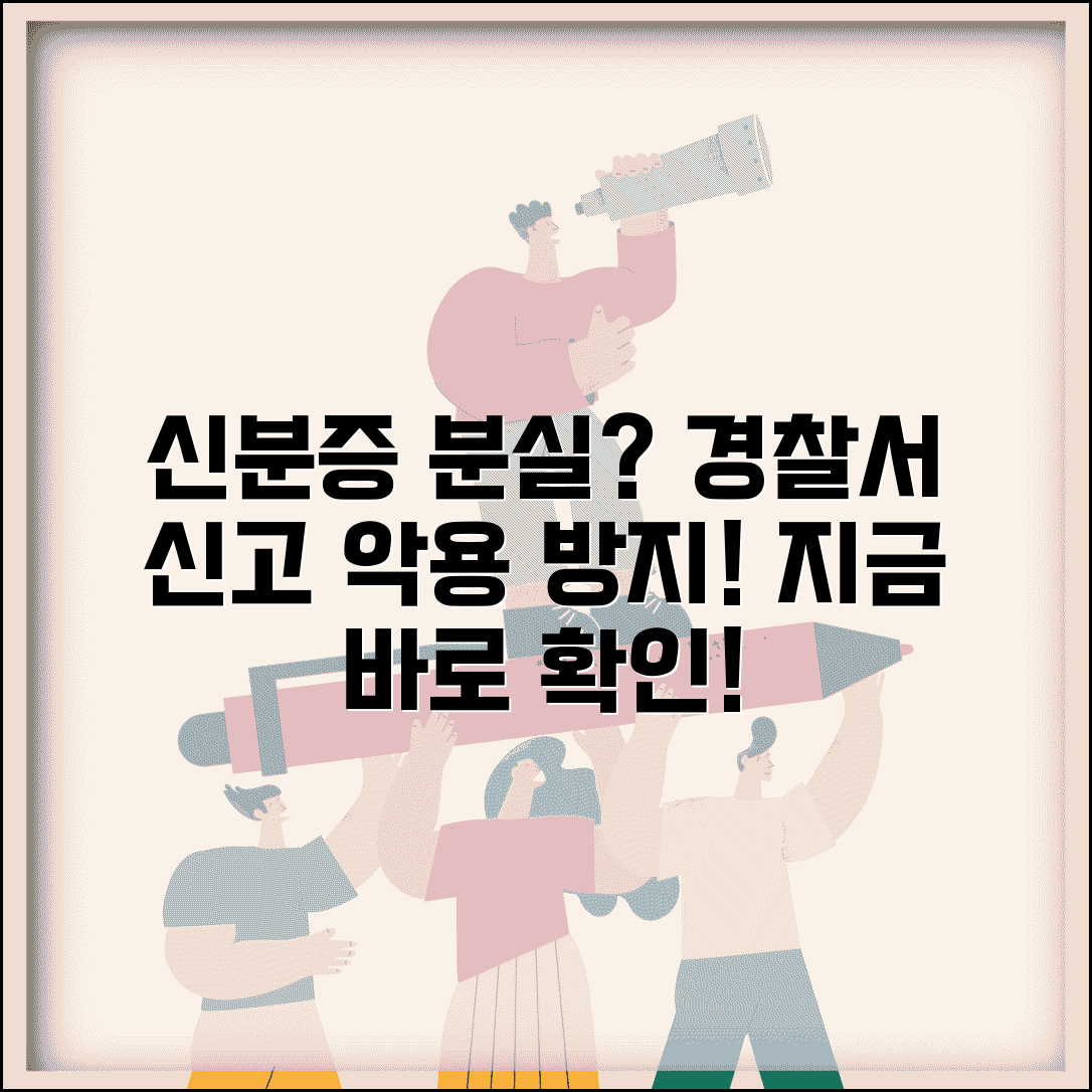 신분증 분실신고 경찰서 | 주민등록증 분실시 경찰서 분실신고와 악용 방지