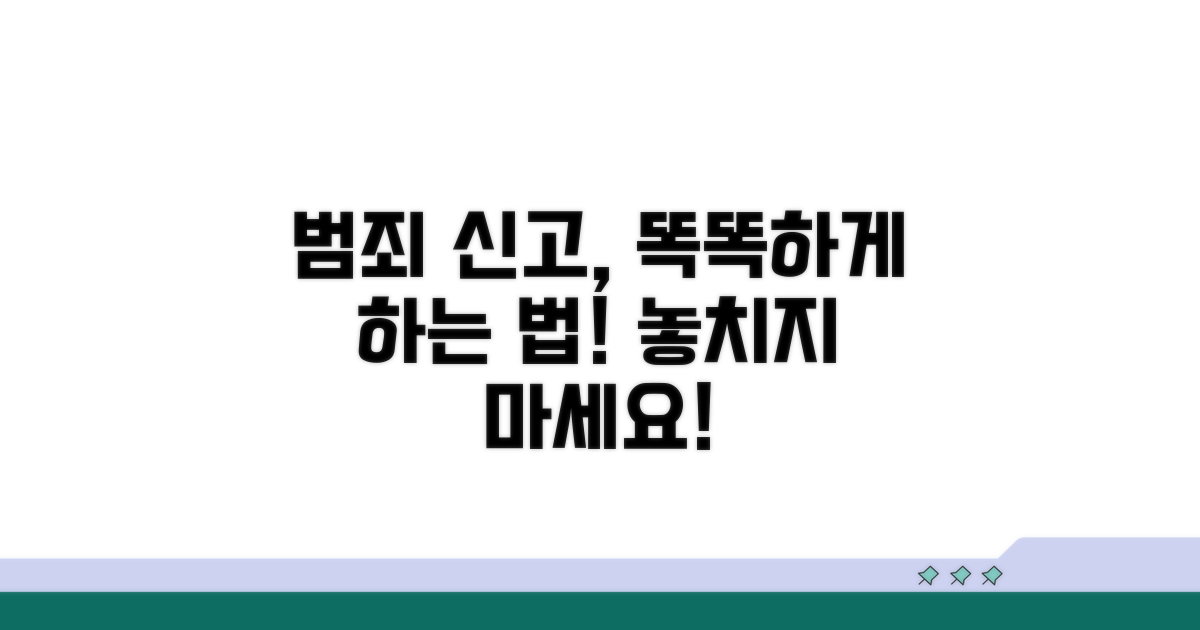 범죄 신고, 똑똑하게 하는 방법