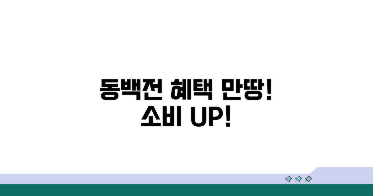 내 소비를 늘리는 동백전 혜택