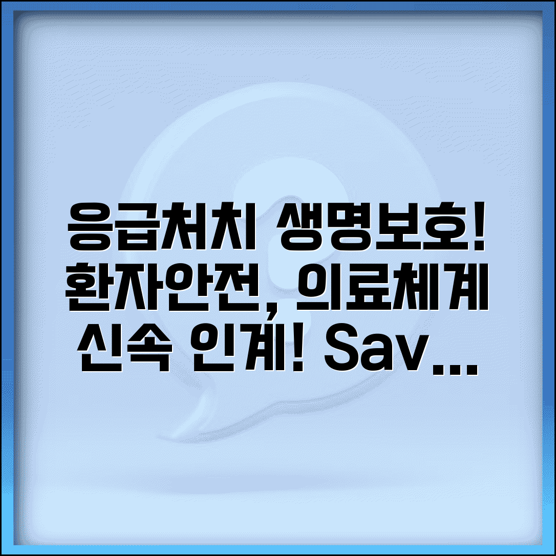 응급 처치의 목적 생명 보호 | 환자 안전 확보와 의료진 인계까지 응급의료 체계 이해