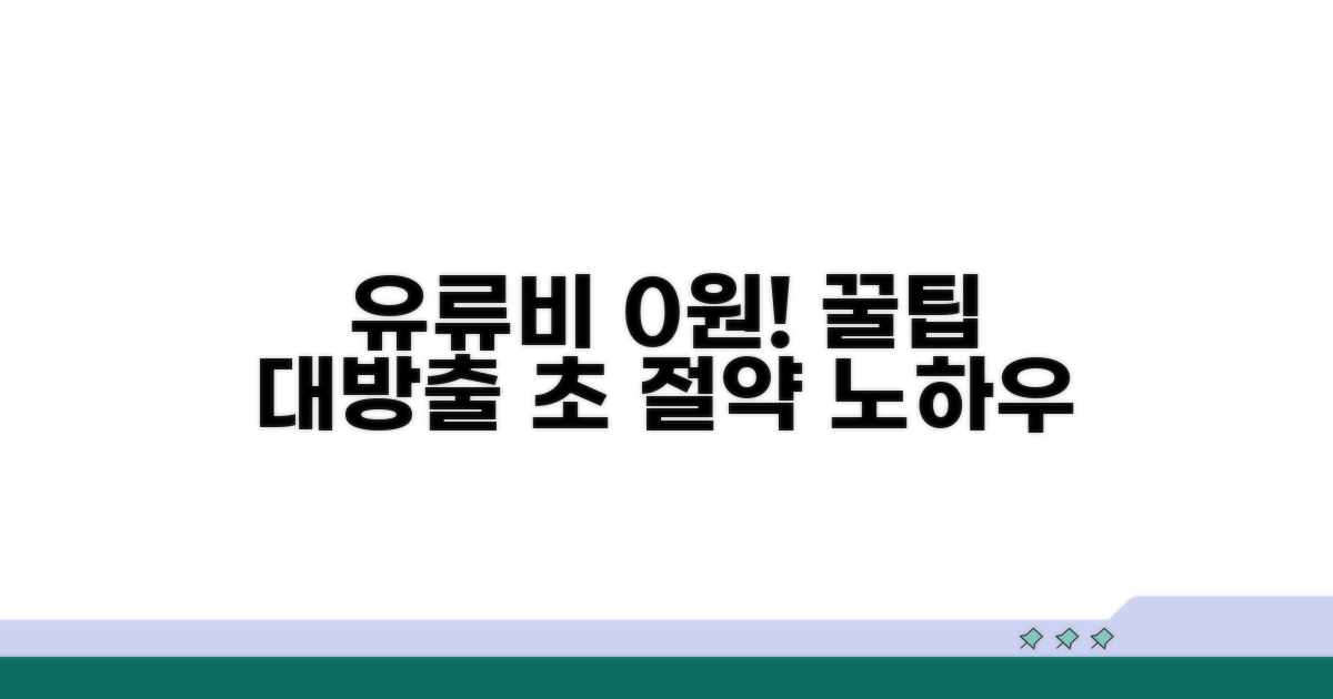 유류비 절약 꿀팁과 활용 노하우