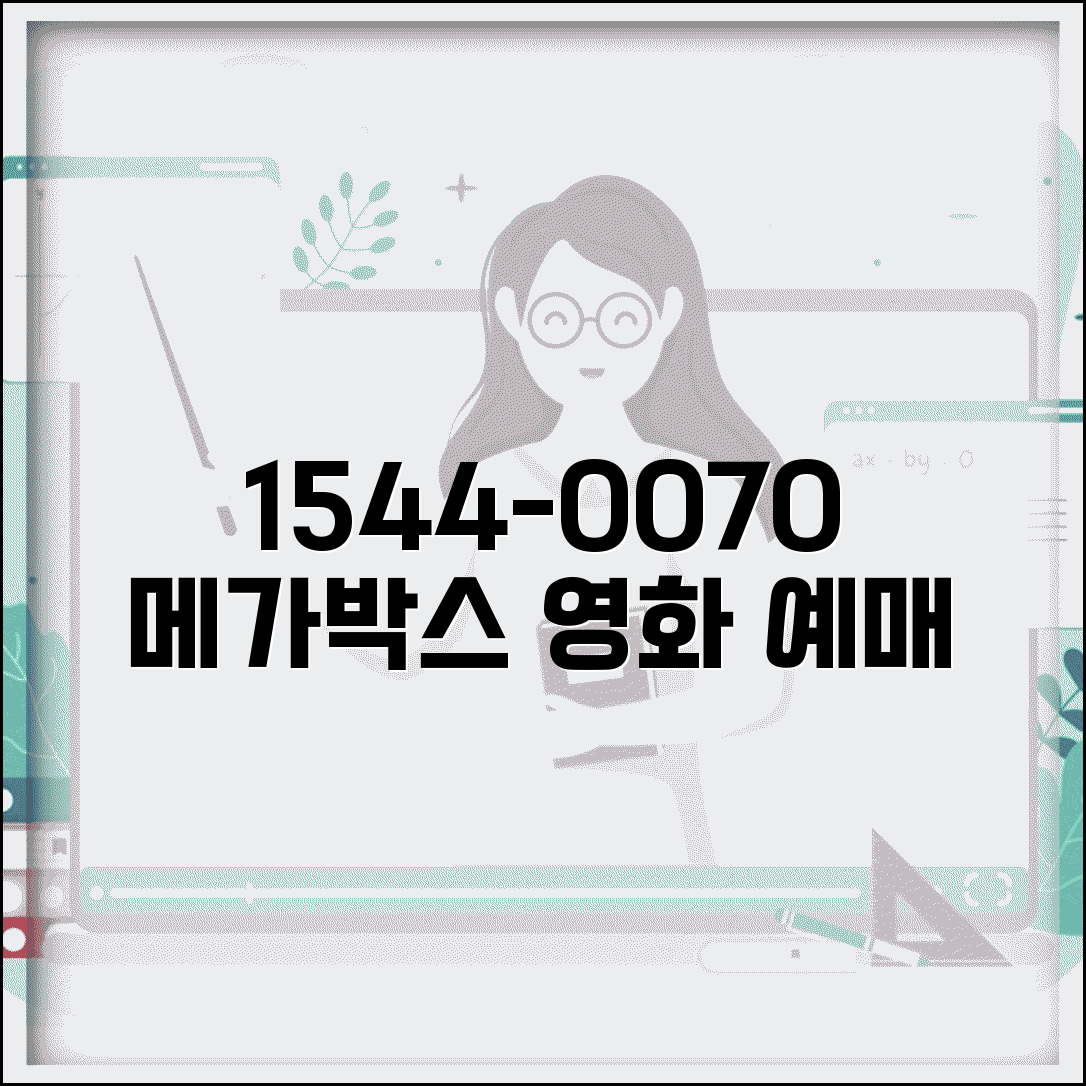 메가박스 예약 전화번호 1544-0070 | 영화 티켓 온라인 예매와 특별관 상영 예약