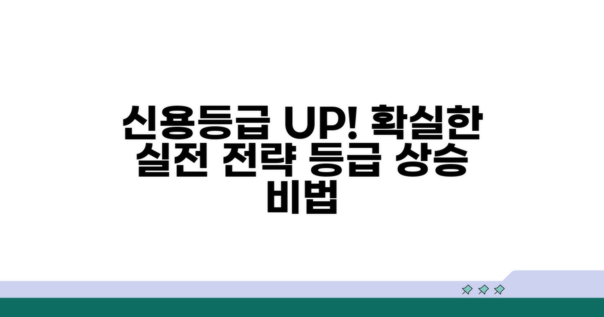 신용등급 올리는 실전 전략