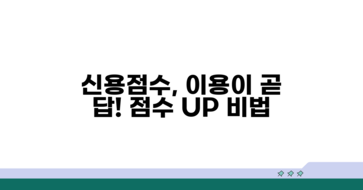 신용평가, 이용률이 핵심!