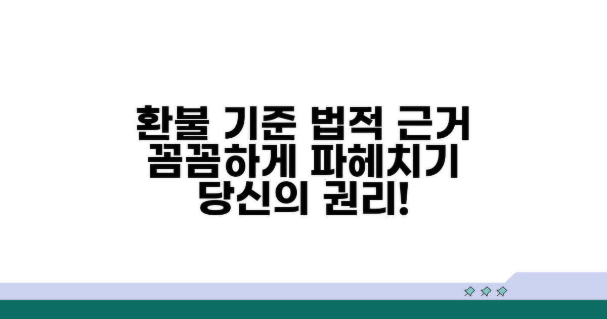 환불 기준과 법적 근거 완벽 정리