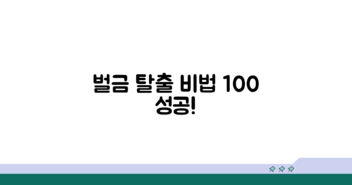 벌금 처벌 피하는 확실한 대처법