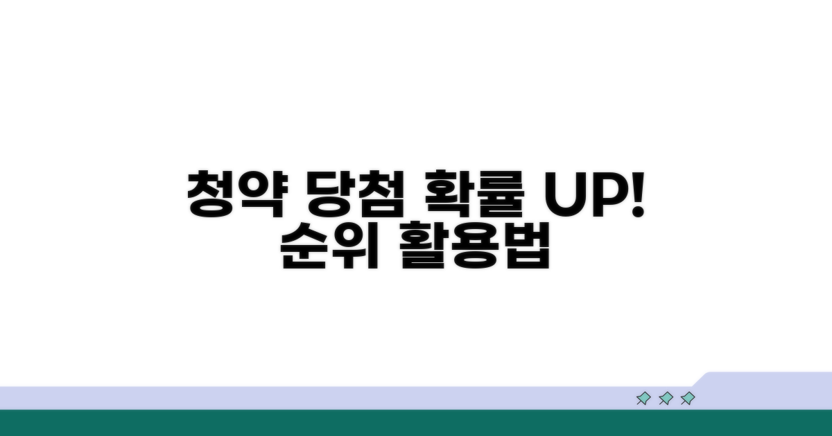 당첨 확률 높이는 청약 순위 활용법