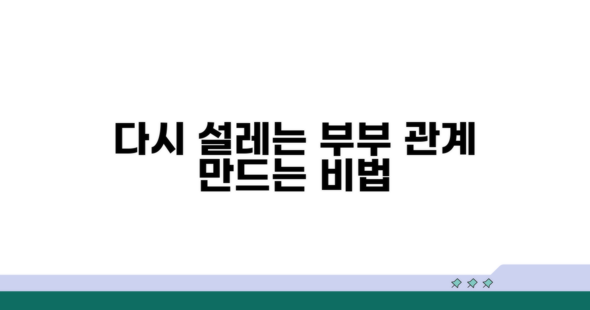 다시 설레는 부부 관계 만들기