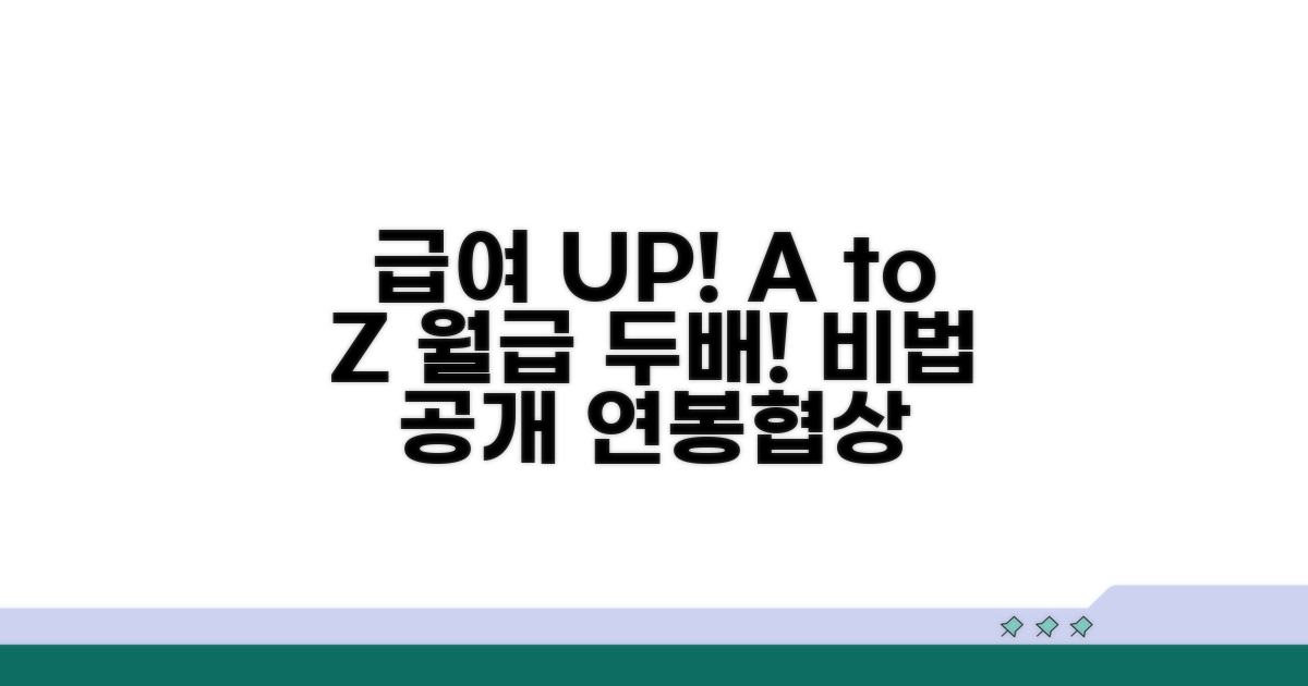 급여 인상 노하우 A to Z