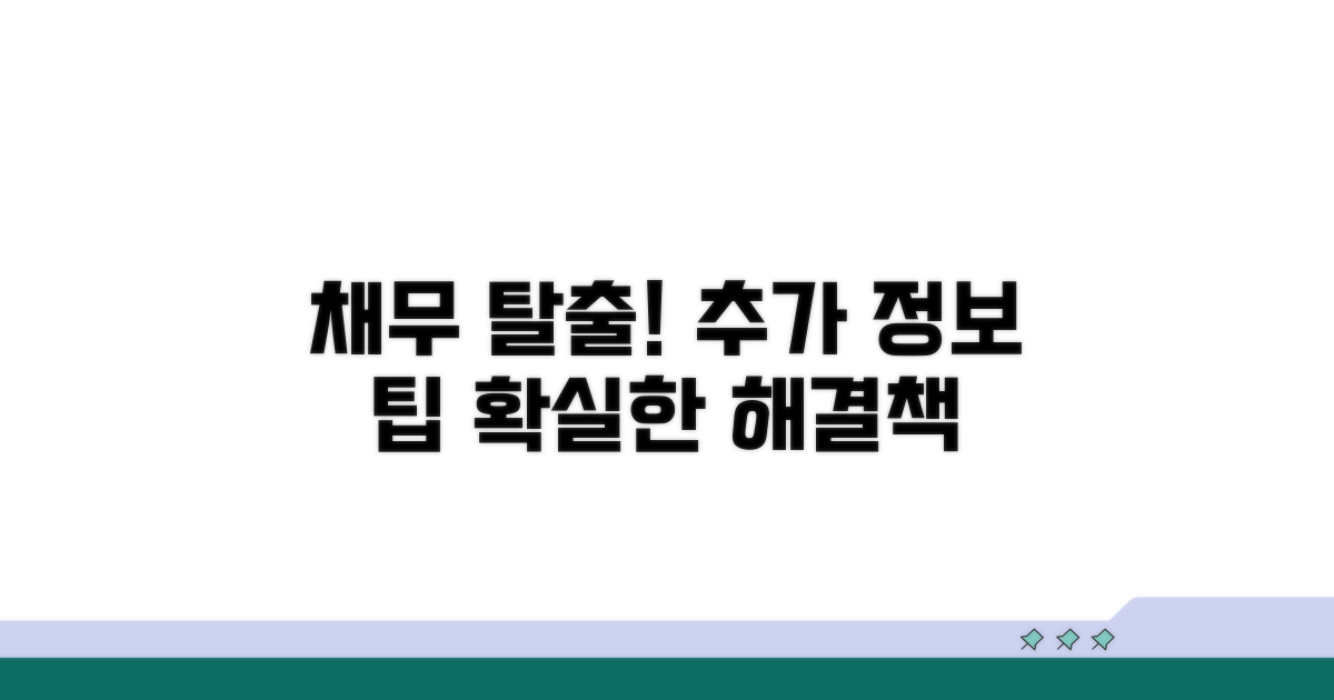 채무 해결 위한 추가 정보와 팁