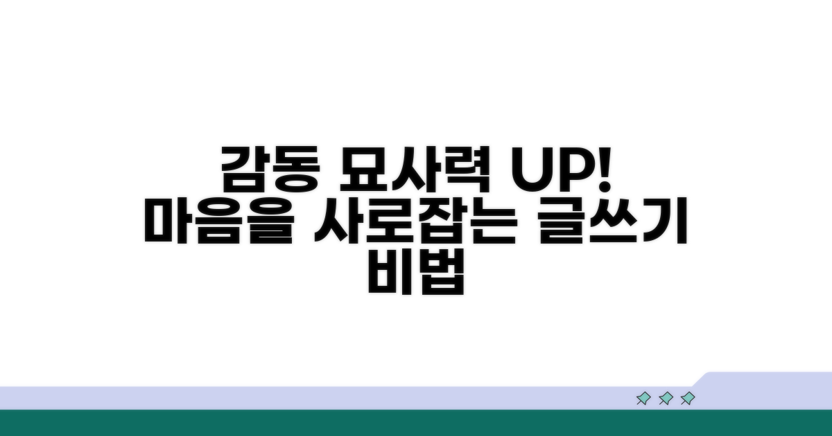 감동을 담는 묘사력 키우기