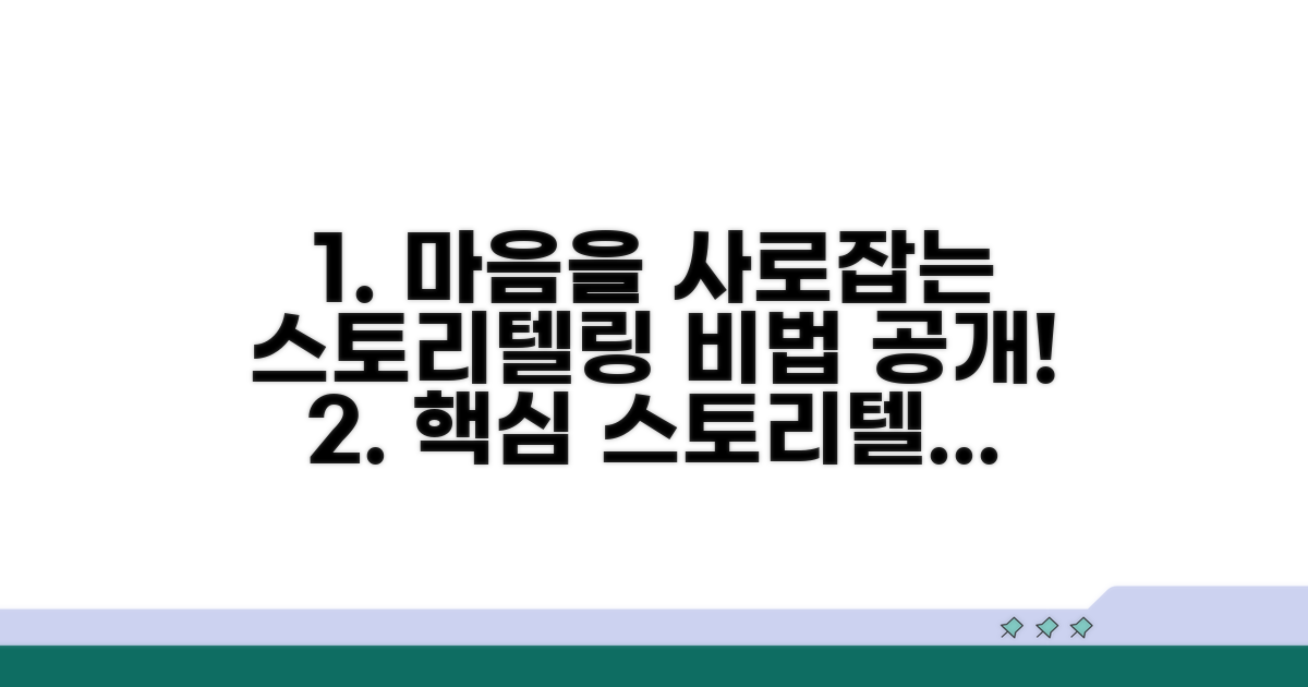 독자 마음 사로잡는 스토리텔링