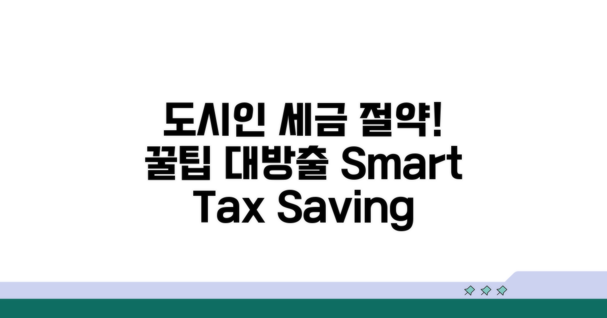 도시지역분 세금 절약 꿀팁