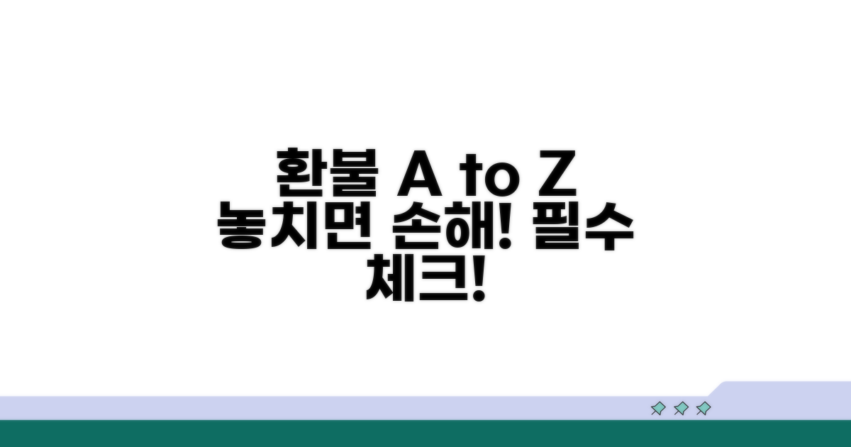 환불 절차와 주의사항 꼭 확인하세요