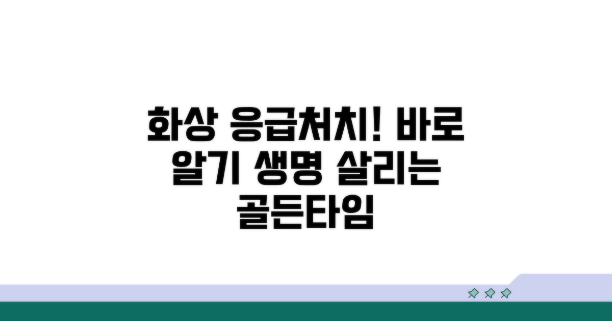화상 응급처치, 바로 알기