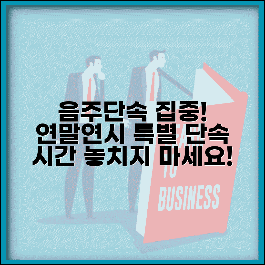 음주운전 단속시간 특별 기간 | 연말연시 휴가철 음주운전 특별 단속 운영 시간