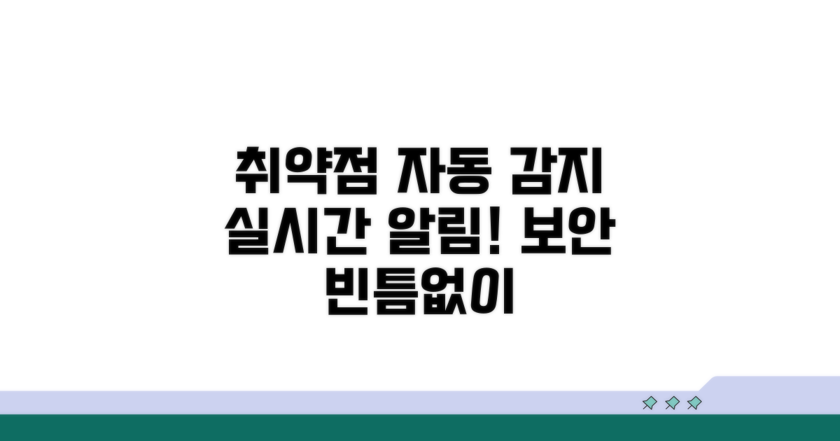 취약점 자동 감지 및 알림