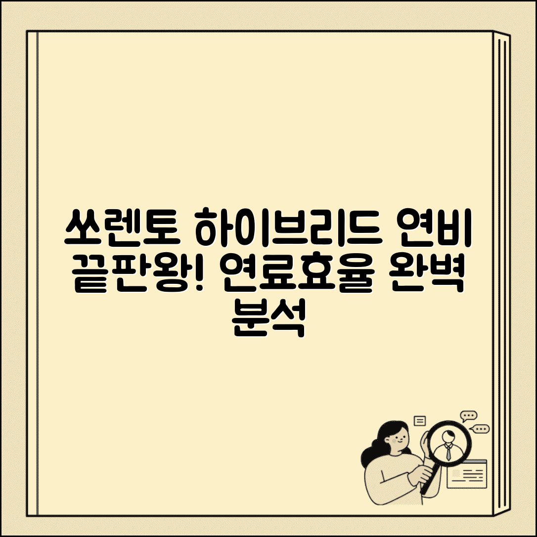 쏘렌토 하이브리드 연비 | 기아 쏘렌토 하이브리드 연료효율 완벽정리