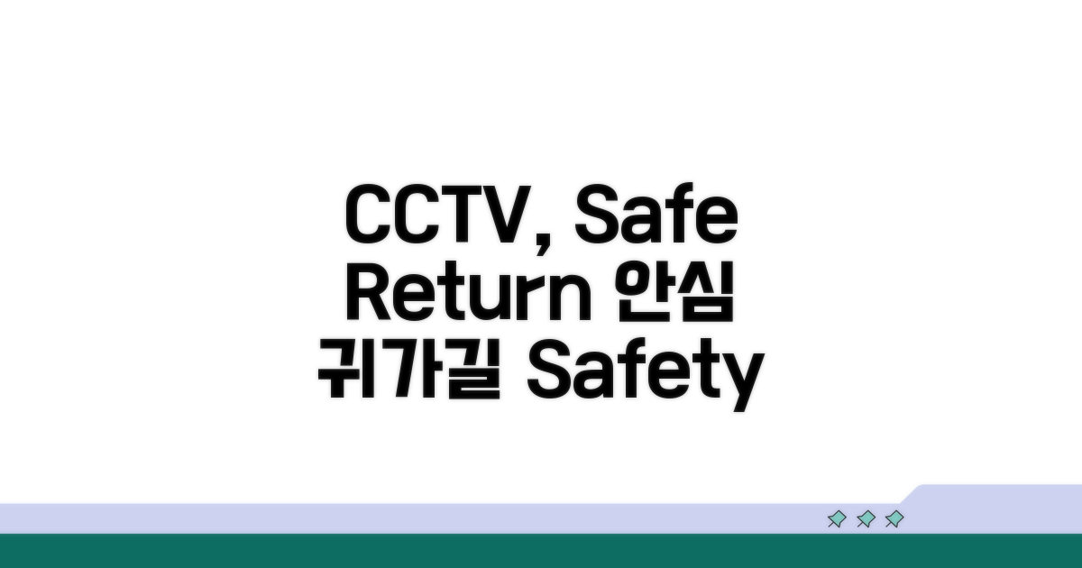 안심 귀가길, CCTV가 함께합니다