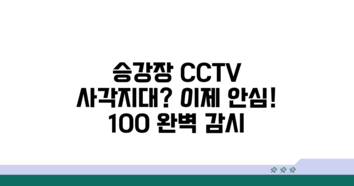 승강장 CCTV 사각지대 완전 해소