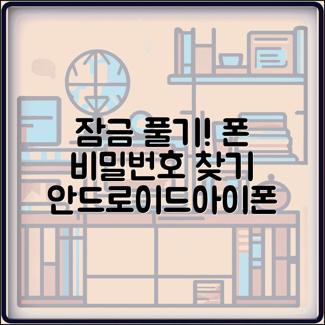 휴대폰 비밀번호 찾기 스마트폰 | 안드로이드 아이폰 잠금화면 비밀번호 복구 방법