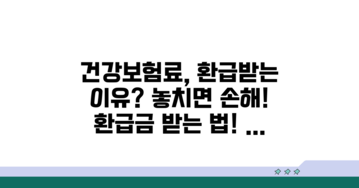 건강보험료 환급, 왜 생길까?