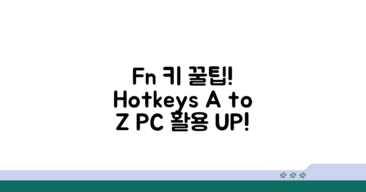 FN 키 핫키 활용 꿀팁