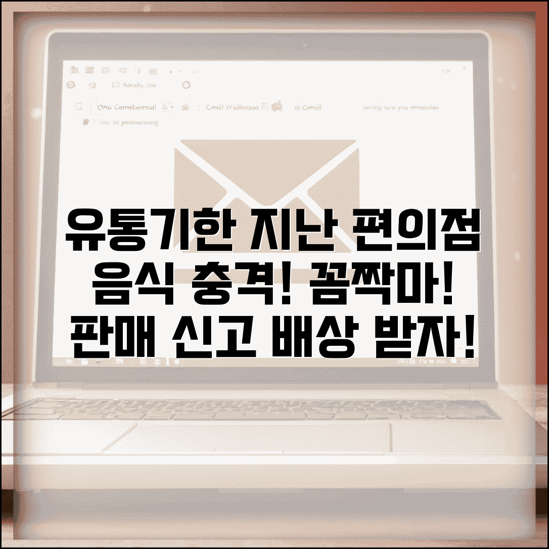 편의점 유통기한 지난 상품 | 편의점 상한 음식 판매 신고 배상