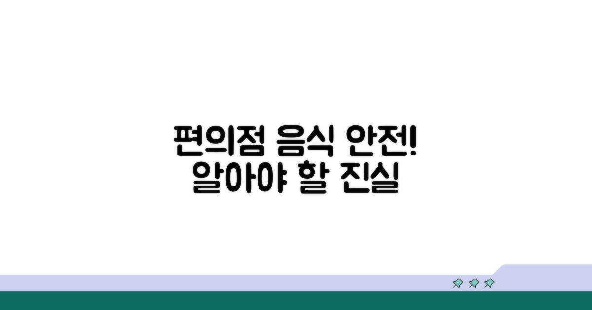 편의점 음식 안전, 소비자가 알아야 할 정보