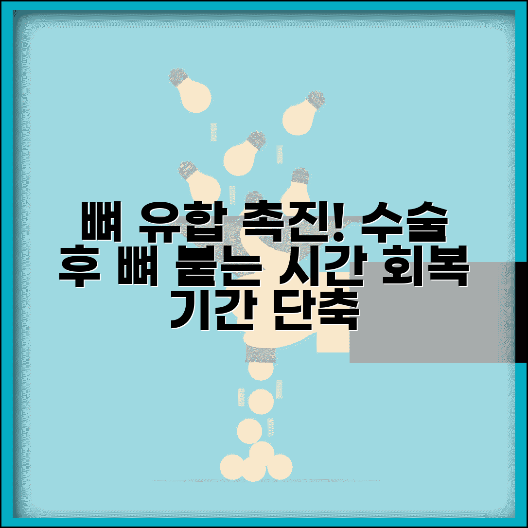 뼈 유합 기간 윤곽 수술 후 | 뼈 붙는 시간 회복 기간