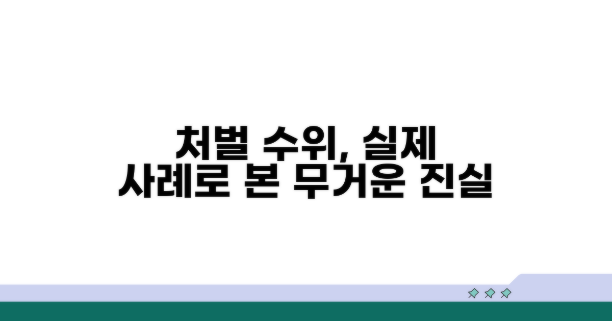 실제 사례로 본 처벌 수위