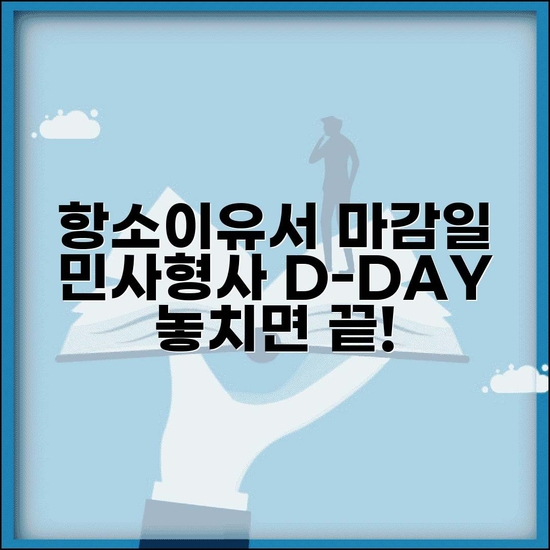 항소이유서 제출기한 | 민사 형사 항소이유서 제출 마감일