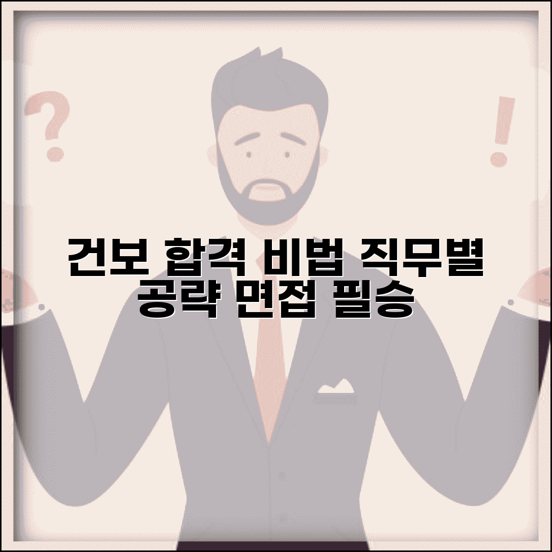 건강보험공단 채용 합격 전략 | 직무별 준비 가이드 | 면접 필수 체크포인트