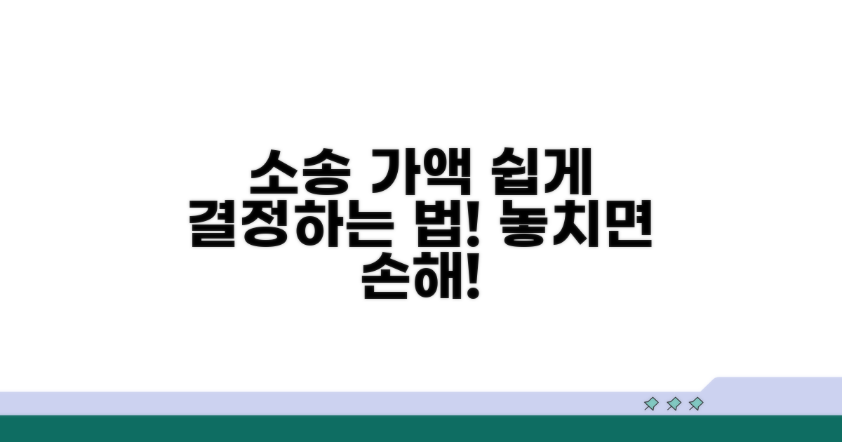 소송 가액 결정 방법 알아보기