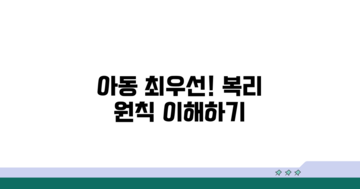 아동 최우선 복리 원칙 이해하기
