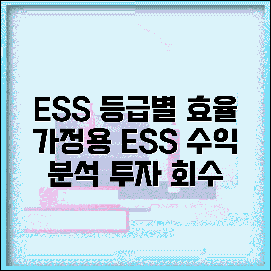 에너지 저장 장치 ESS 등급 효율 분석 | 가정용 ESS 등급 회수 기간