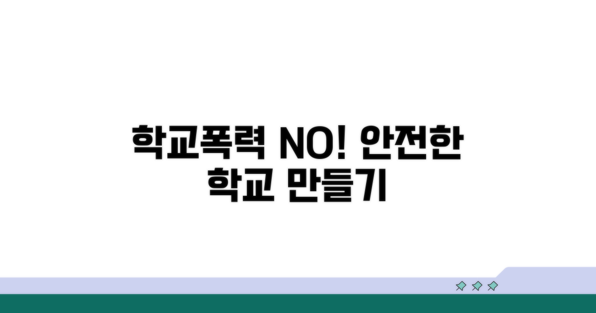 학교폭력 예방 및 대응 방안