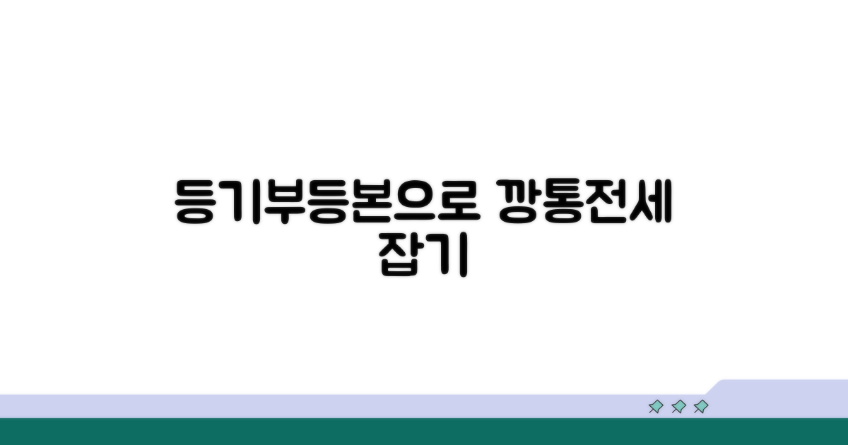 등기부등본, 깡통전세 판별법