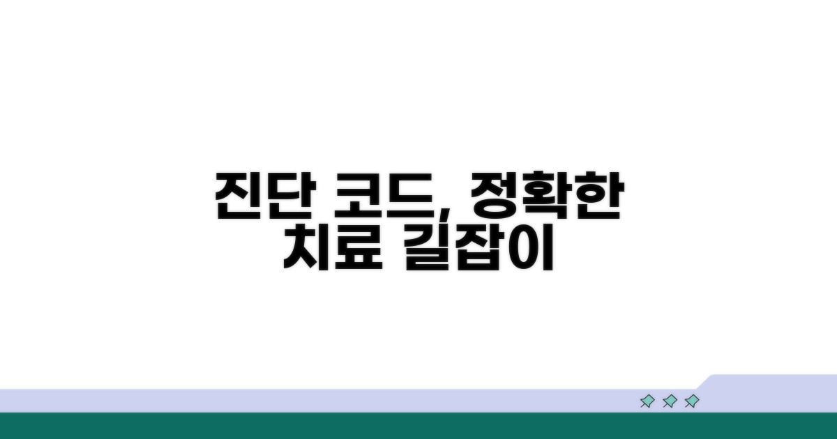 진단 코드 활용, 정확한 치료 안내