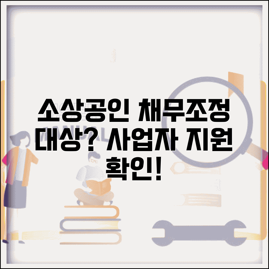 소상공인 채무조정 대상 | 신청 가능 업종 | 사업자 지원범위 확인