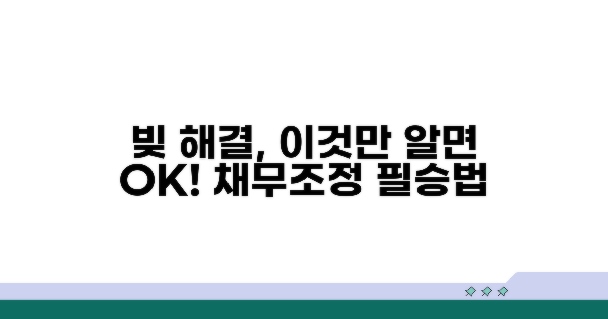 성공적인 채무조정 팁