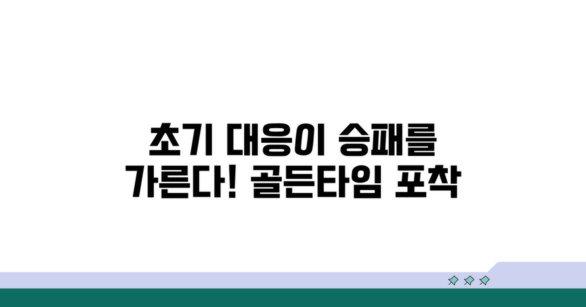 초기 대응이 승패 좌우