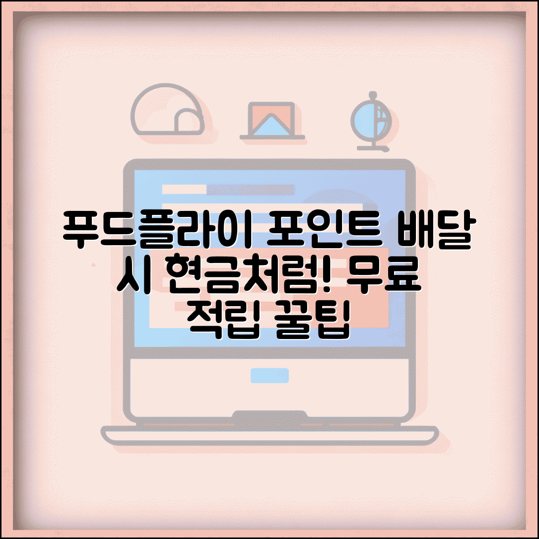 푸드플라이 포인트 | 푸드플라이 배달 포인트 적립 현금 환급