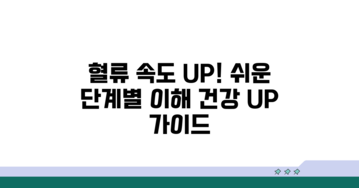 혈류 속도 증가, 단계별 해석 가이드